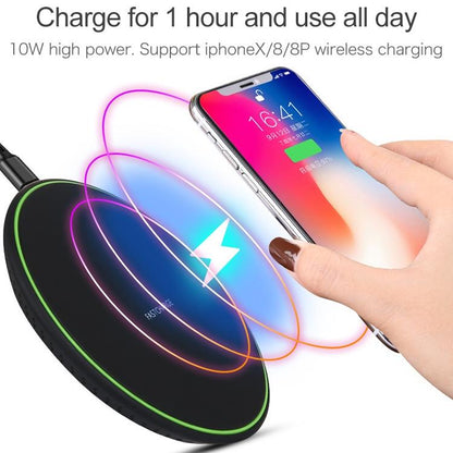 10W Fast Wireless Charger For Android & Iphone