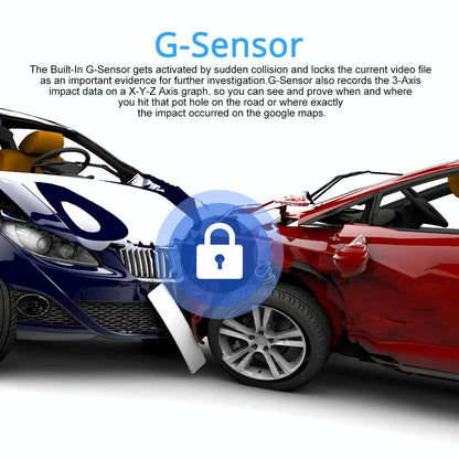 2.4 Lcd Car Dvr Camera with 2880 x 2160p Hd Resolution and 150 Degree Wide Angle View