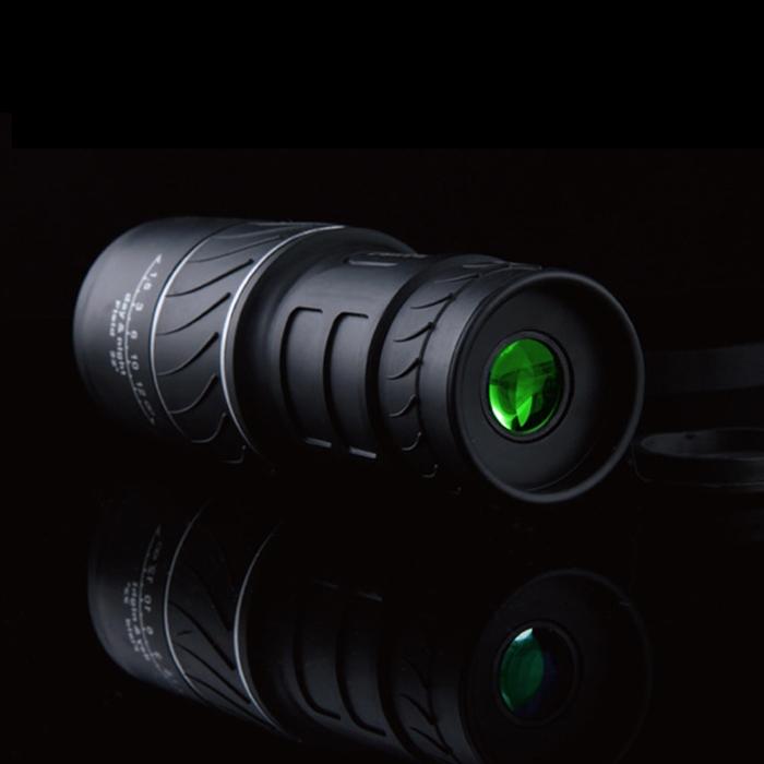 High Definition Night Vision Monocular Telescope - 40X60 12X Pocket Focusing - Black