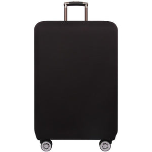Stretch Luggage Protective Cover - Durable & Dust-proof - Size m - Black