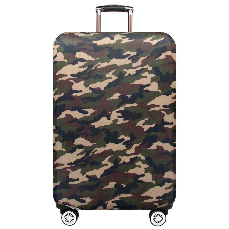 Protective Dustproof Cover for Travel Trolley Suitcase - Medium Size - Camouflage 2