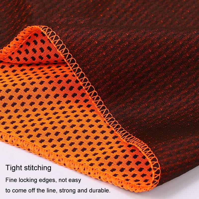 Portable Quick Dry Sports Towel Set with Silicone Sleeve and Storage Bag - 30x80cm - Orange - 30X90Cm