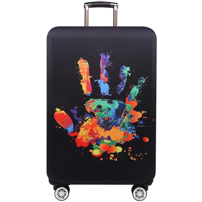 Medium Elastic Luggage Cover - Thick Wear-resistant Anti-dust Protection - European Sights