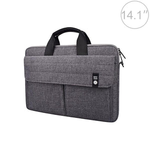 14.1 Inch Laptop Handheld Briefcase Storage Bag - no Shoulder Strap - Grey