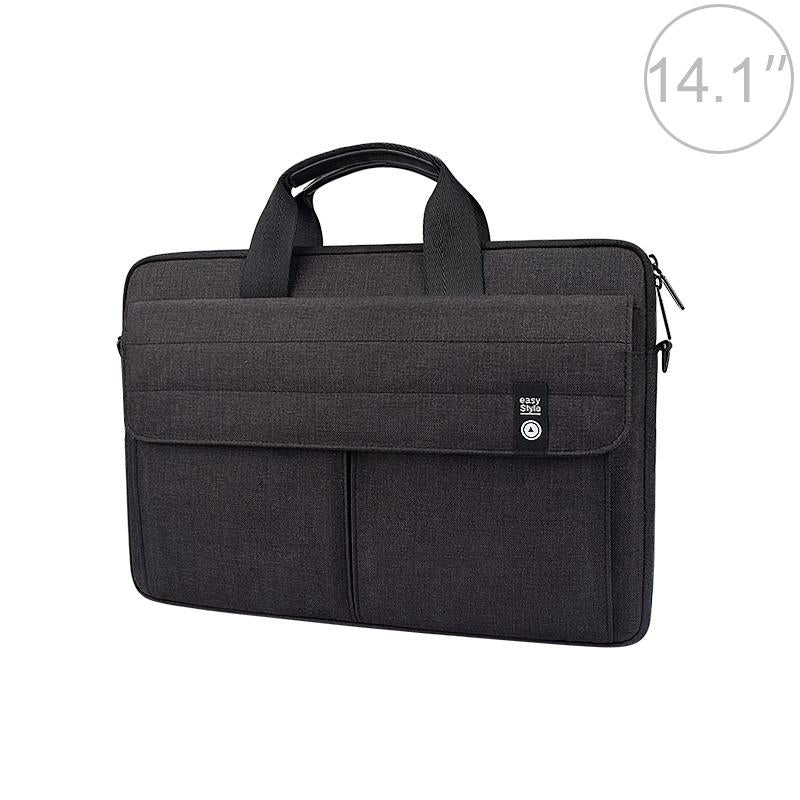 14.1 Inch Laptop Handheld Briefcase Storage Bag - no Shoulder Strap - Grey
