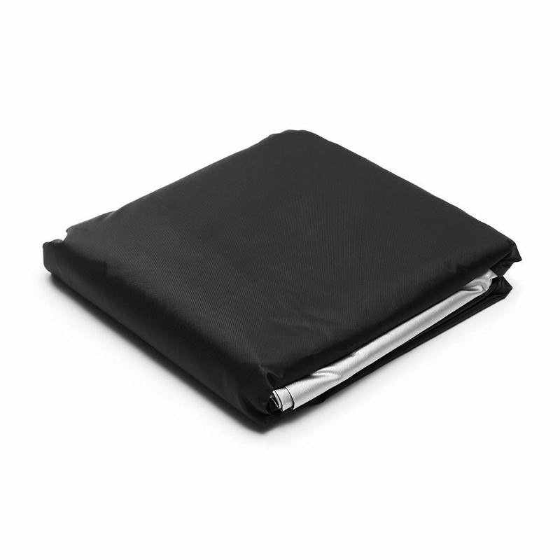Waterproof Dustproof Protection Cover for Bathtub Pool Table & Chair - 244x244x30cm - Black