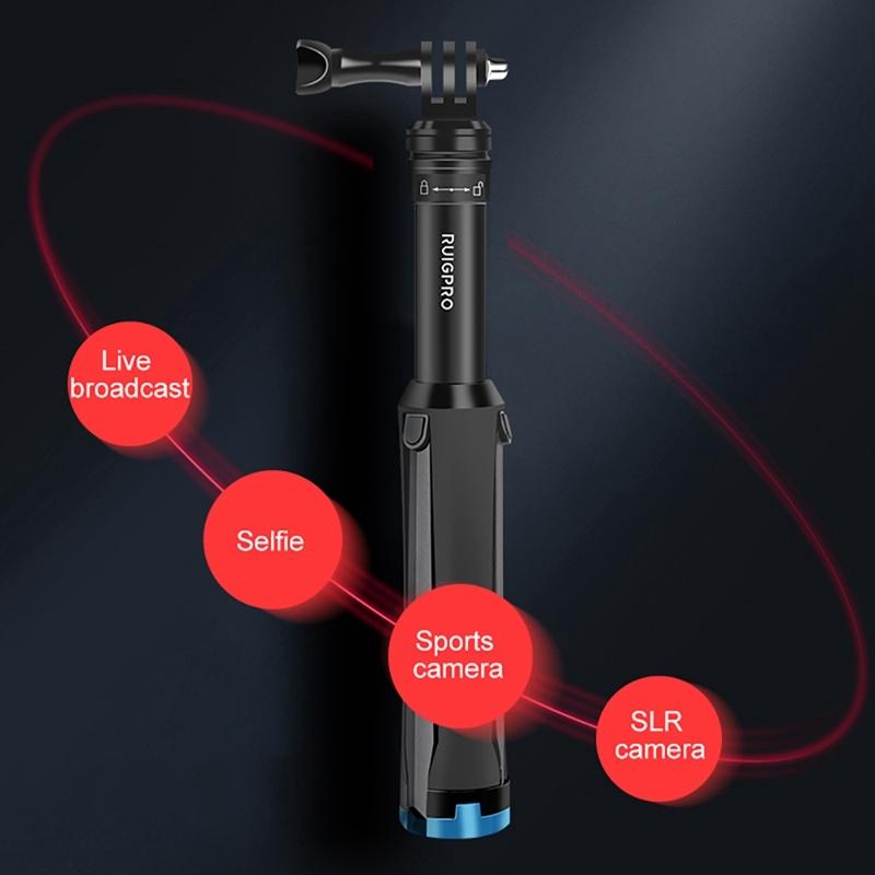 Telescopic Selfie Stick for Action Cameras