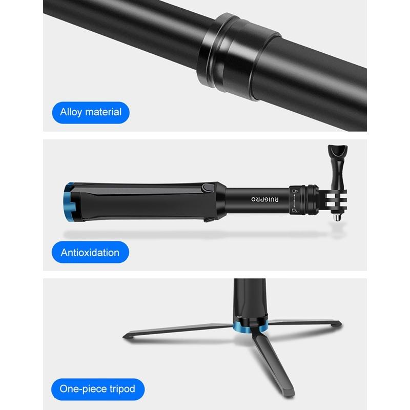 Telescopic Selfie Stick for Action Cameras