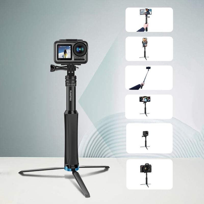 Telescopic Selfie Stick for Action Cameras