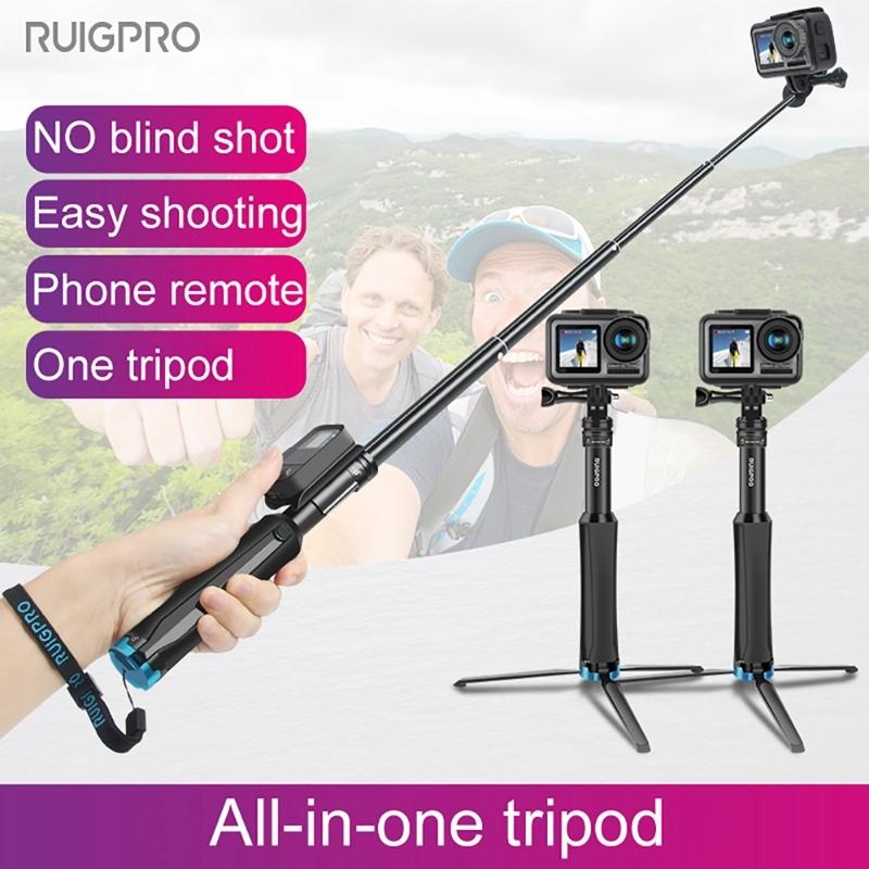 Telescopic Selfie Stick for Action Cameras