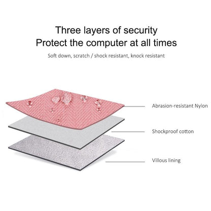 15.4 Inch Laptop Handheld Briefcase Storage Bag - no Shoulder Strap - Grey