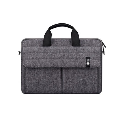 15.4 Inch Laptop Handheld Briefcase Storage Bag - no Shoulder Strap - Grey