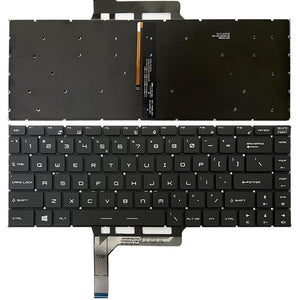 Backlit Laptop Keyboard for Msi Gs65 Series - us Version - Black