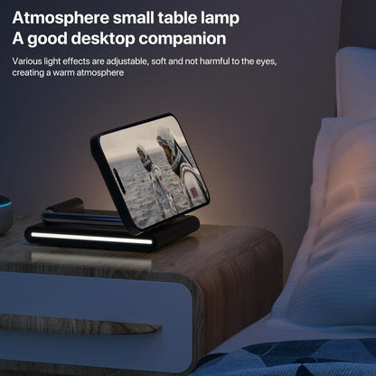 15W Foldable Magnetic Wireless Charger - Black