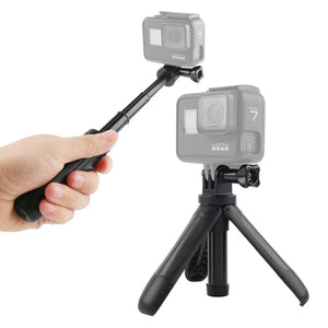 Mini Tripod for Gopro Insta360 Dji Action Cameras - Black