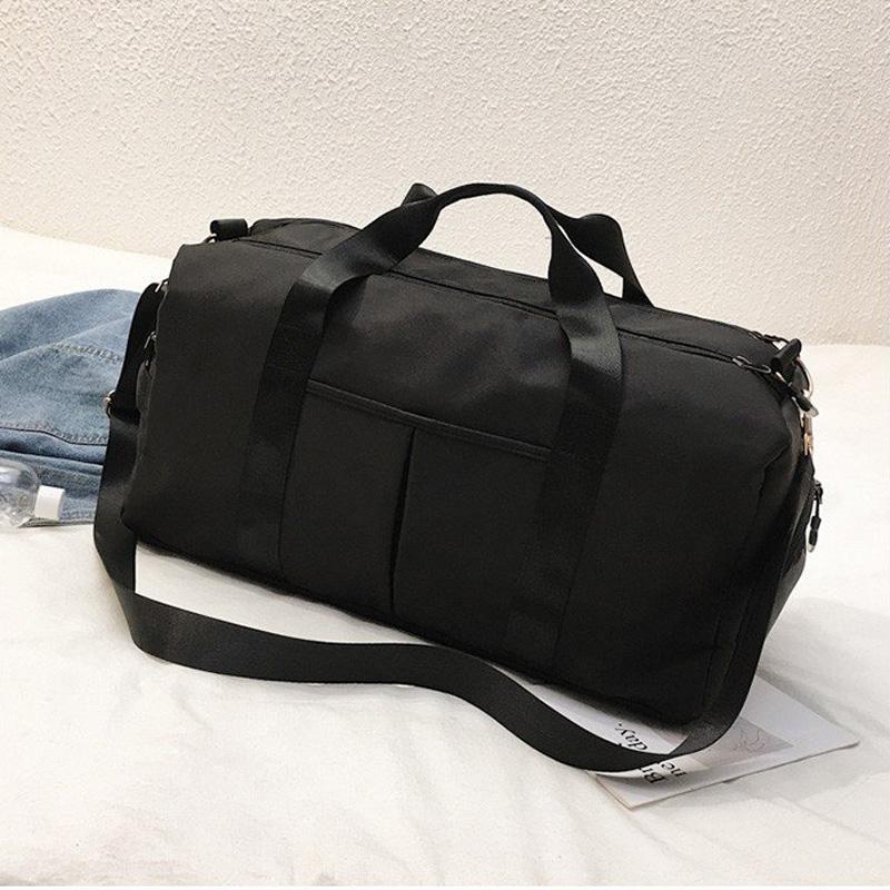 Yoga and Sports Gym Bag - Lightweight Nylon - Black