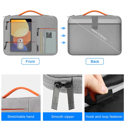 14-15 Inch Laptop Sleeve Briefcase for Macbook Samsung Thinkpad Sony Dell Alienware Chuwi Asus Hp - Black