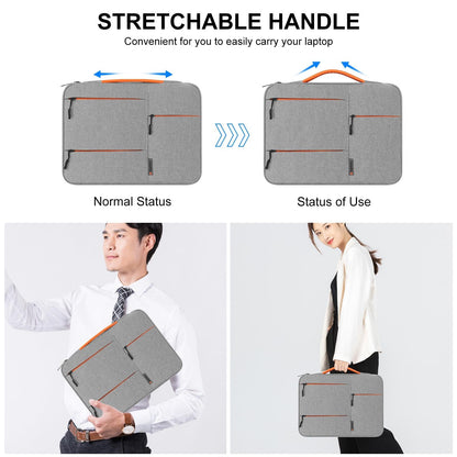 14-15 Inch Laptop Sleeve Briefcase for Macbook Samsung Thinkpad Sony Dell Alienware Chuwi Asus Hp - Black