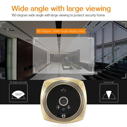 Wireless Doorbell 4.3 Screen Video With 2.0Mp Resolution - Black