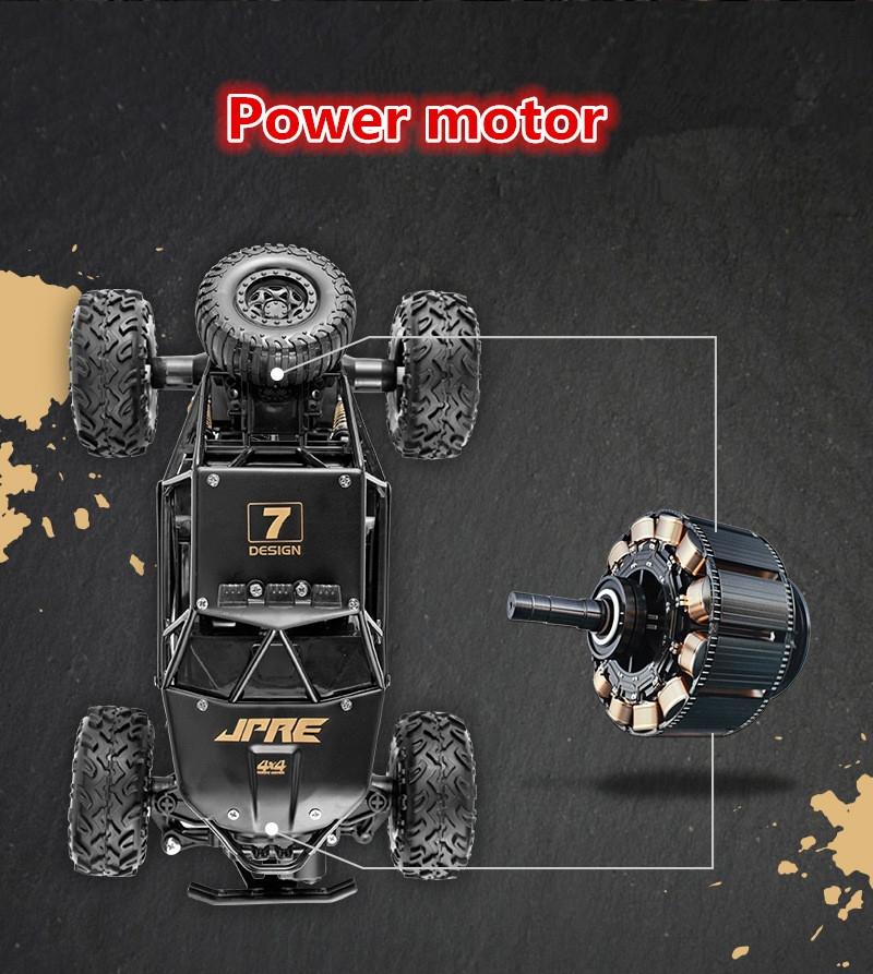 Bigfoot Rc Off-road Vehicle for Kids - 1:16 Scale - Black