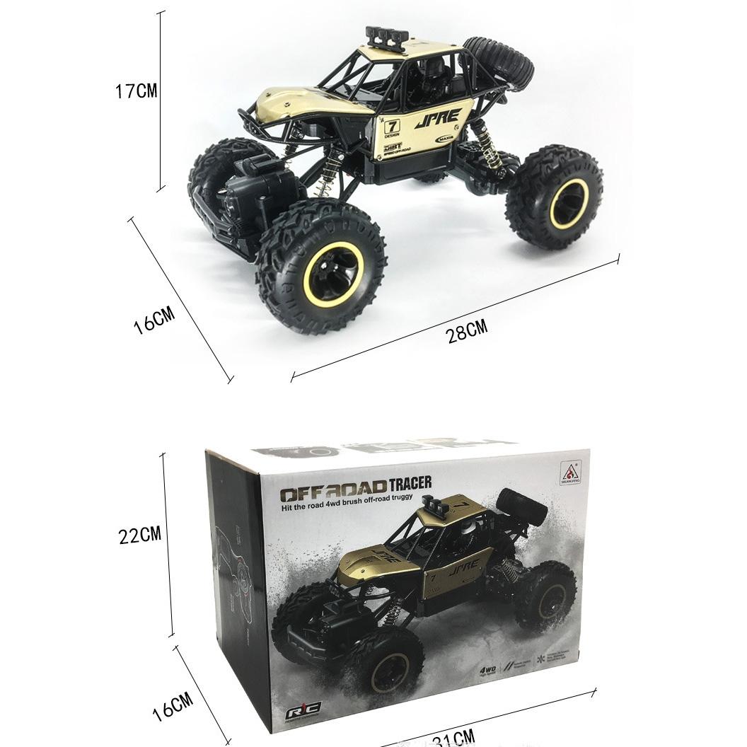 Bigfoot Rc Off-road Vehicle for Kids - 1:16 Scale - Black