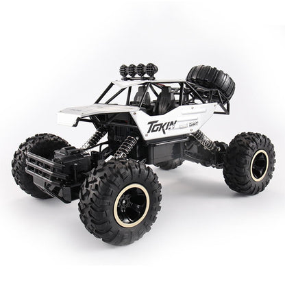 37cm Remote Control Bigfoot Climbing Car - 1 12 Alloy 4wd Cross-country Toy - Black
