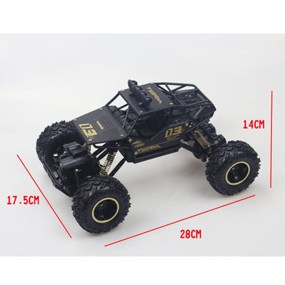Large 1 16 Alloy Climbing Car - 28cm Remote Control Toy for Cross-country Adventures - Black