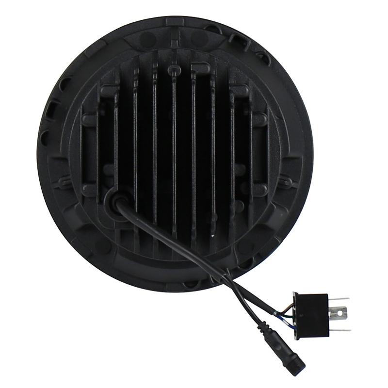 Car Led Headlight Cree Lamp Beads For Jeep Wrangler 2 Pcs 7 Inch Dc12V 6000K - 6500K 50W