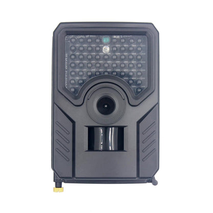 12Mp 1080P Hd Infrared Hunting Trail Camera With 120 Degree Wide Angle Lens And Ip56 Waterproof Design - Supports Tf Card Pir Distance 10-15M - Black