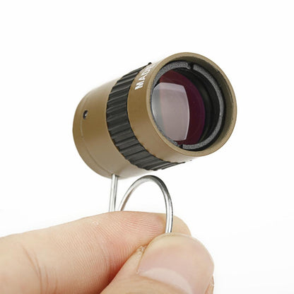 Mini Pocket Telescope with Finger Buckle - 2.5x17.5mm - Black