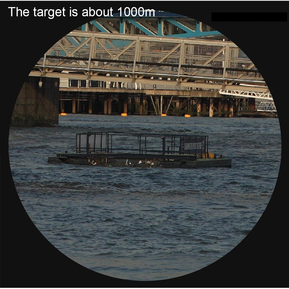 Mini Pocket Telescope with Finger Buckle - 2.5x17.5mm - Black