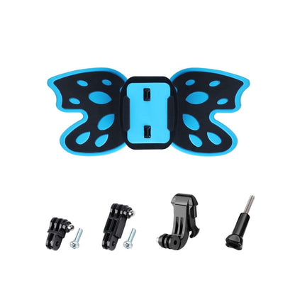 3-way Pivot Arm Butterfly Helmet Mount for Gopro Hero12 - Black