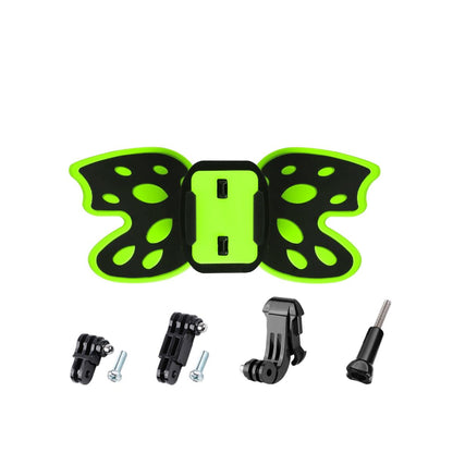 3-way Pivot Arm Butterfly Helmet Mount for Gopro Hero12 - Black
