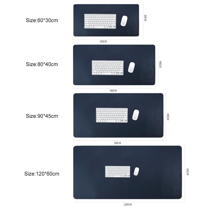 Large Non Slip Pu Leather Mouse Pad 60 X 30Cm