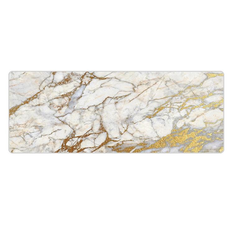 Marble Rubber Mouse Pad Durable & Stylish - Yellow Marble