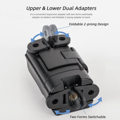 Foldable Dual Hooks Adapter for Dji Pocket 3 - Protective Case Bracket