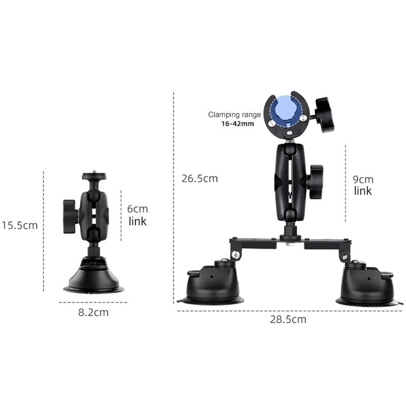 Selfie Stick Kit with Dual Leg and Single Suction Cups