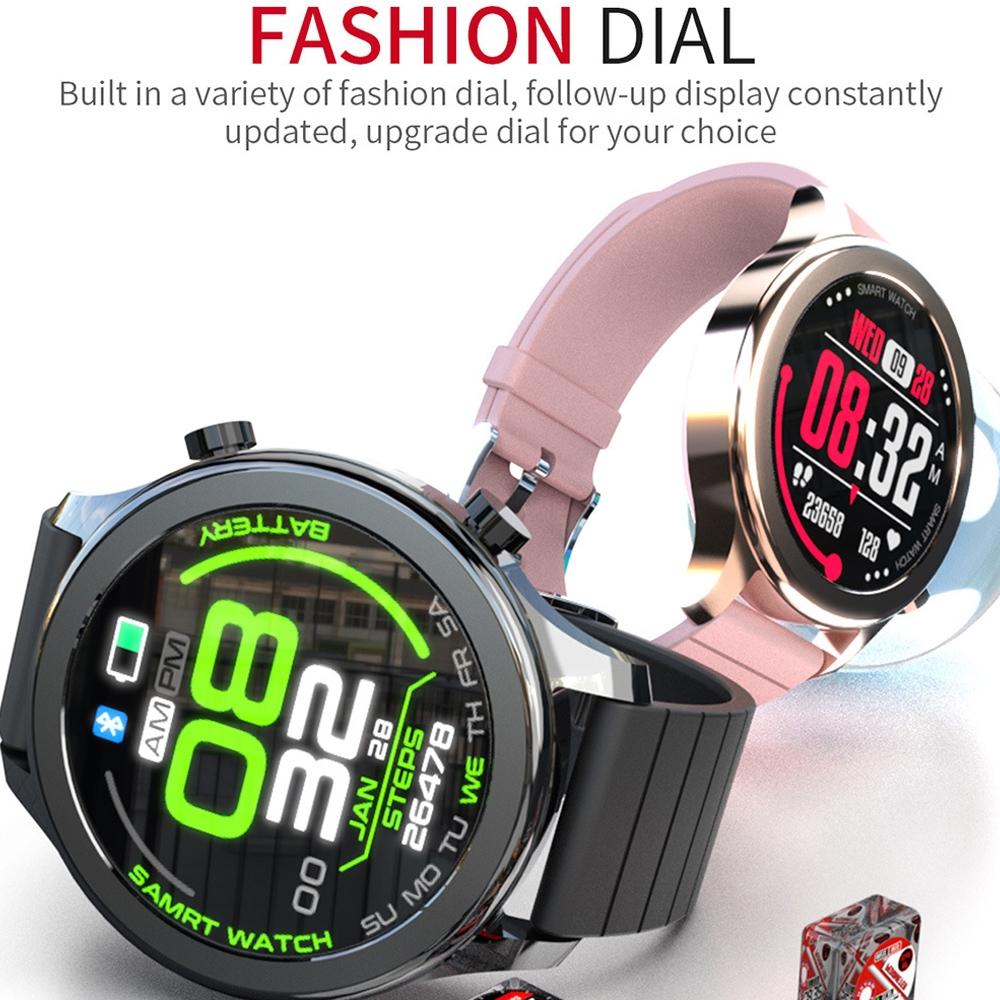 Waterproof Smart Watch Heart Rate / Blood Pressure Monitor / Physiological Management Black