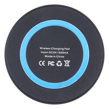 Universal 5W Round Wireless Charger - White + Black