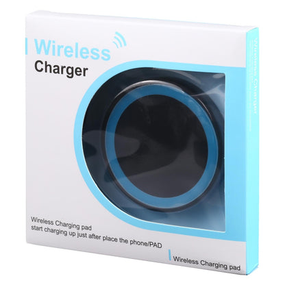 Universal 5W Round Wireless Charger - White + Black