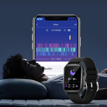 1.96 Inch Ips Screen Smart Watch Supports Bluetooth Calls / Blood Oxygen Monitoring - Silver