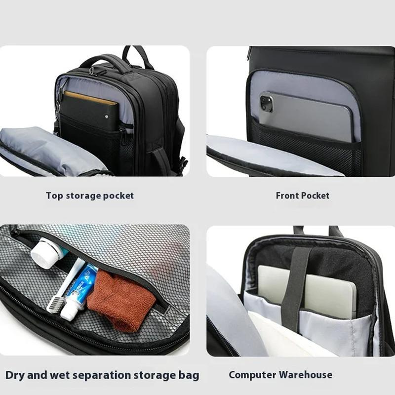 Large Capacity Business Backpack For Men - Blue