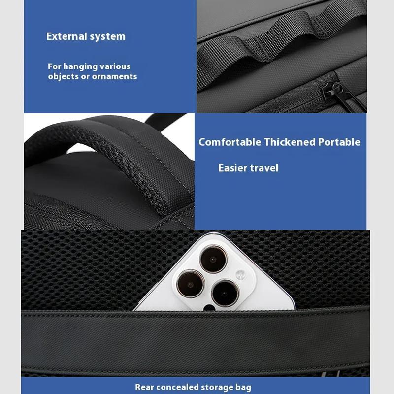 Large Capacity Business Backpack For Men - Blue