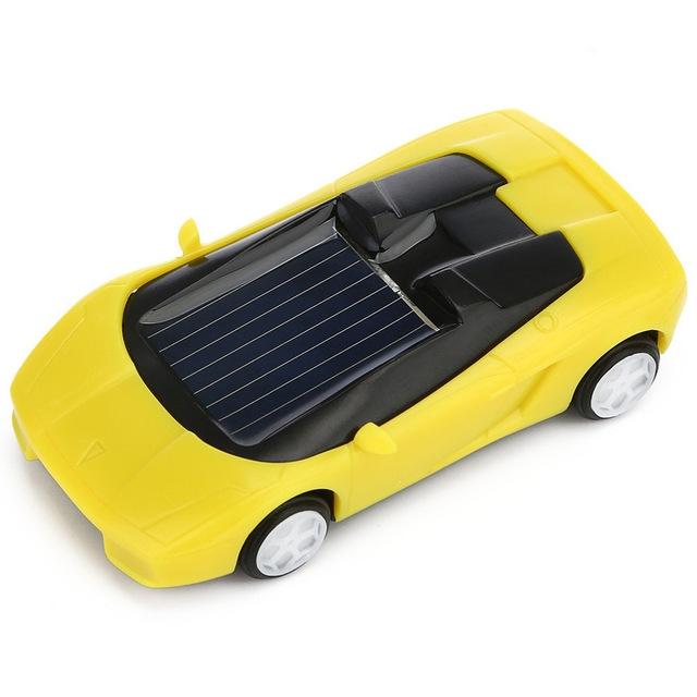 3-piece Solar Mini Car Racer Toy for Kids - Powered by the Sun - White