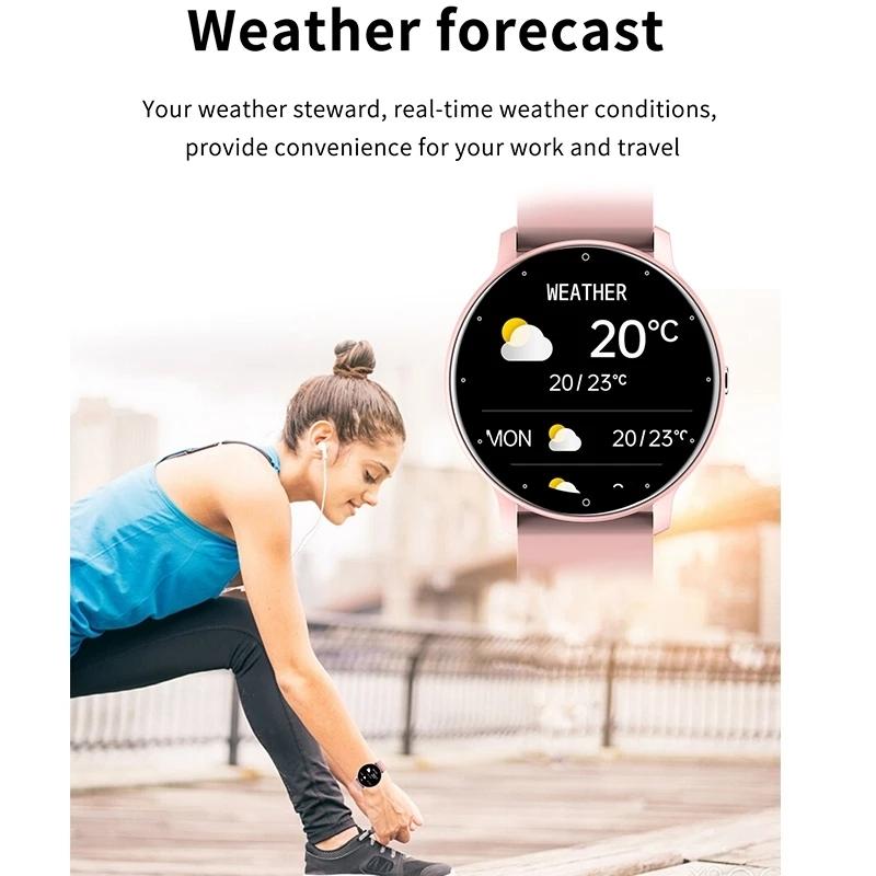 Smart Watch With Heart / Bp / Oxygen / Sleep Monitoring - Ip67 Waterproof - Pink