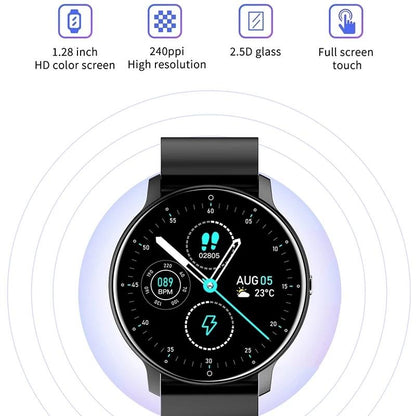 Smart Watch With Heart / Bp / Oxygen / Sleep Monitoring - Ip67 Waterproof - Pink