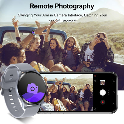 1.28 Inch Tft Colour Screen Ip67 Waterproof Smart Watch Support Body Temperature Monitoring / Sleep Monitoring / Heart Rate Monitoring - Black