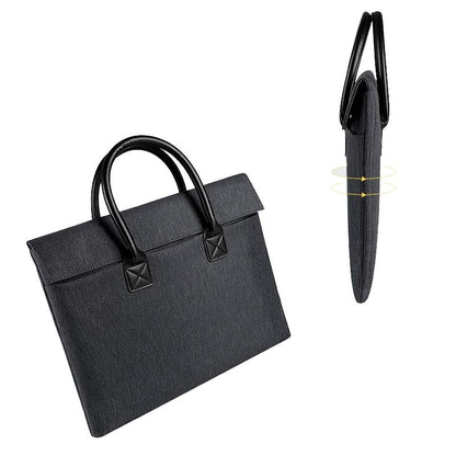 13.3 Inch Waterproof Laptop Case - Portable - Mysterious Black