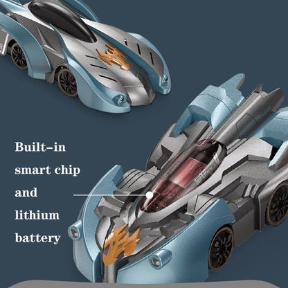 Electric Remote Control Wall Climbing Car for Kids - Mini Toy - Blue Break Handle Rc Edition