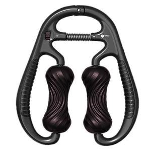 Mike Spiral Line Foam Roller For Muscle Relaxation - Elegant Black - Factory Direct Shop